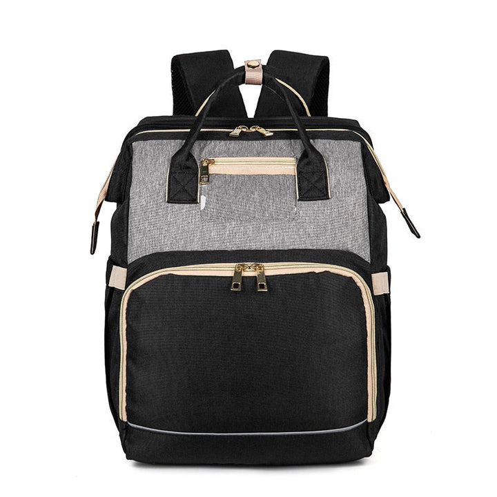 Multifuntionele Baby Luiertas met Opvouwbaar Wiegje – Waterdicht Multi-Vak Ontwerp