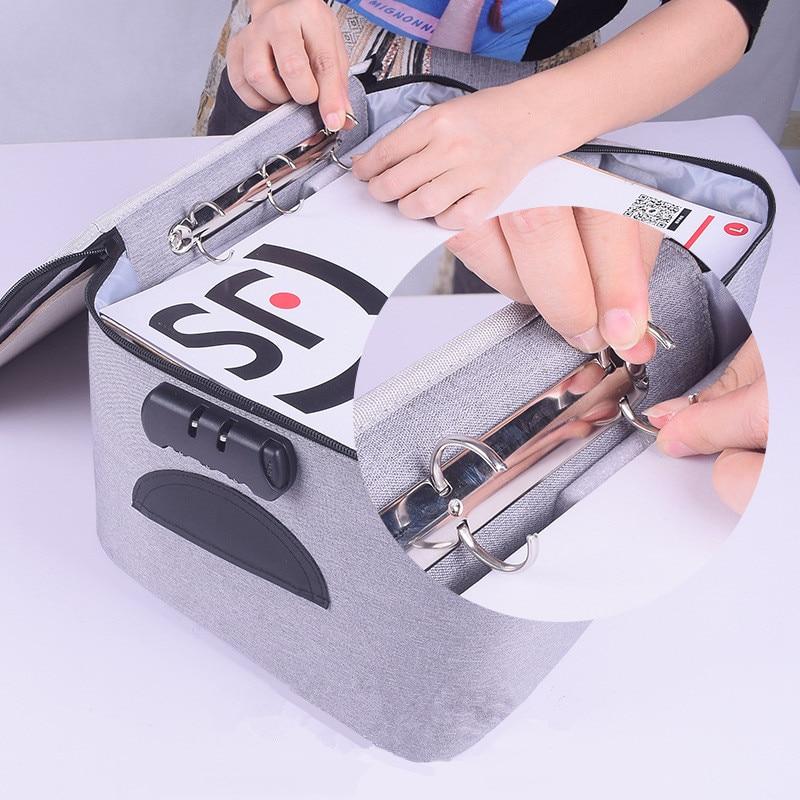 Vergrendelbare Waterdichte Documentopslagdoos – Multi-Laags Reisorganizer