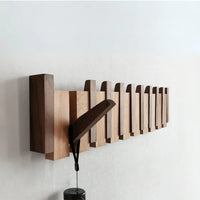HarmonyCoat™ Wooden Piano Coat Rack – Stylish Wall Decor & Practical Storage