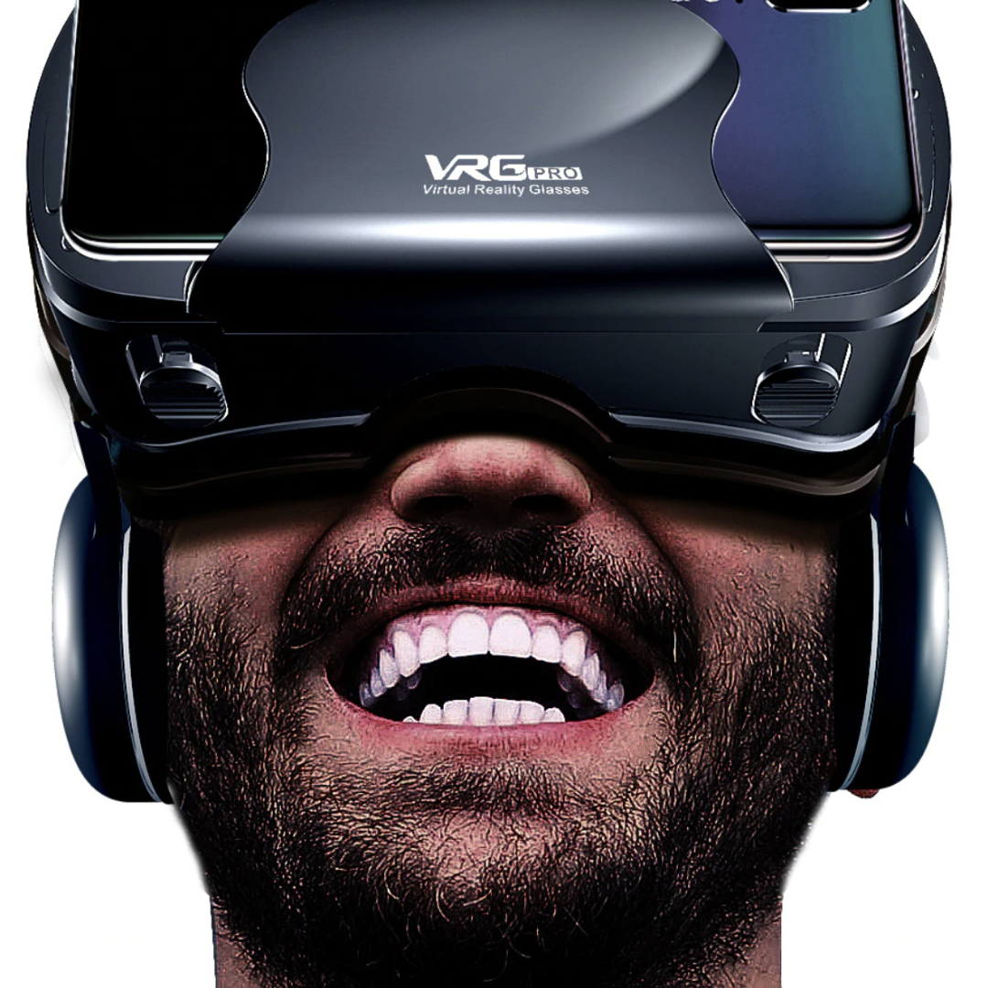 Sammy Jackson Reality PRO+™ | Smart VR Glasses with Integrated Headset for iPhone & Android