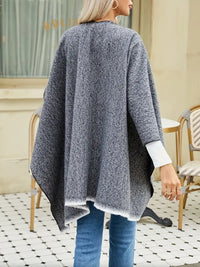 Mia Cashmere Poncho | Retro & Stylish