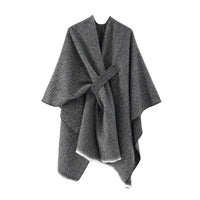Mia Cashmere Poncho | Retro & Stylish