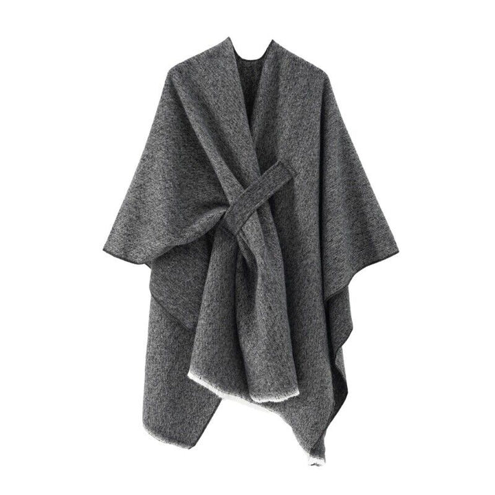 Mia Cashmere Poncho | Retro & Stylish