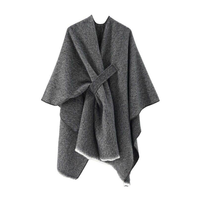 Mia Cashmere Poncho | Retro & Stylish