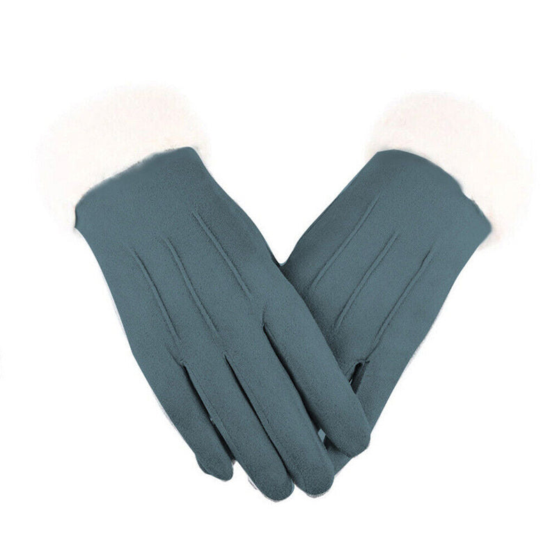 Caitlyn Velvet Leather Gloves | Handy & Stylish