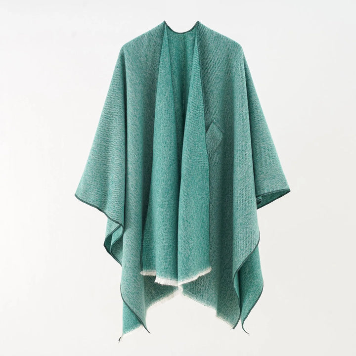Mia Cashmere Poncho | Retro & Stylish