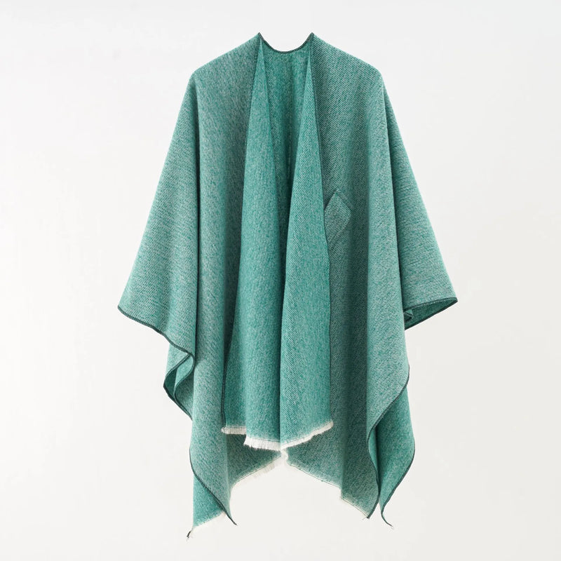 Mia Cashmere Poncho | Retro & Stylish