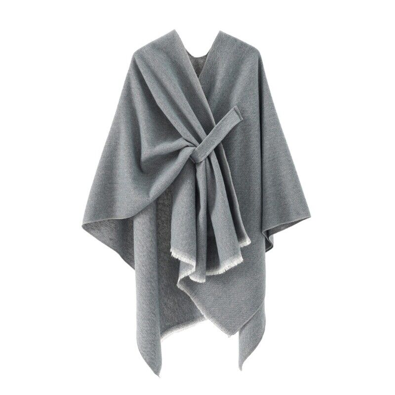Mia Cashmere Poncho | Retro & Stylish