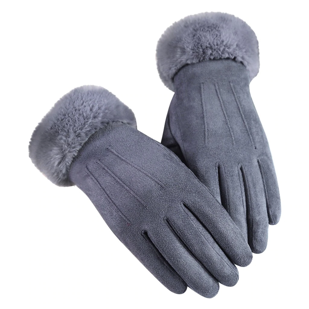 Caitlyn Velvet Leather Gloves | Handy & Stylish