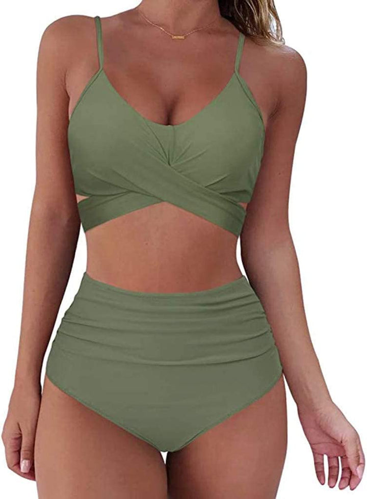 Sammy Jackson™ | Belle High-Waisted, Colorful Women's Bikini