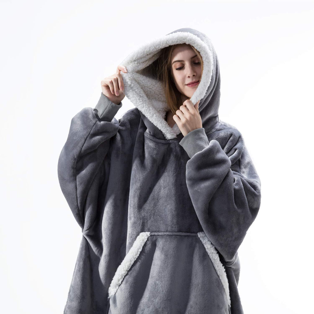 Sammy Jackson™ Hoodie & Blanket | Delightful Combination of a Soft Hoodie and Cozy Blanket in One!