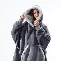 Sammy Jackson™ Hoodie & Blanket | Delightful Combination of a Soft Hoodie and Cozy Blanket in One!