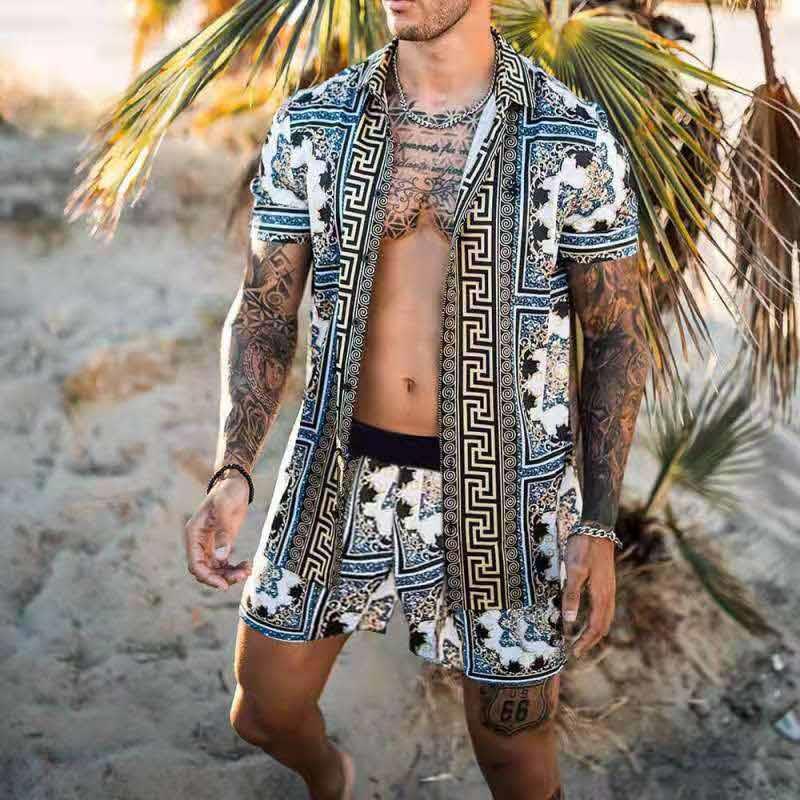Sammy Jackson™ Hawaiian Clothing Set | A sexy & colorful set for men