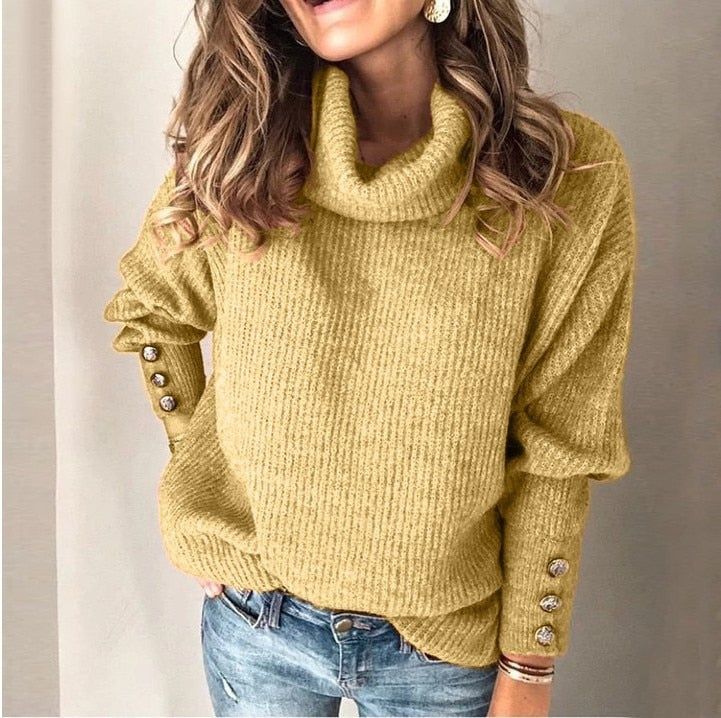 Sammy Jackson™ | Tila Light Turtleneck Pullover for Women