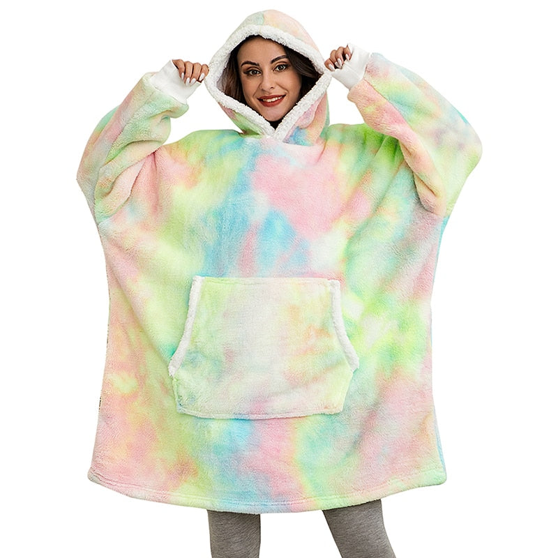 Sammy Jackson™ Hoodie & Blanket | Delightful Combination of a Soft Hoodie and Cozy Blanket in One!