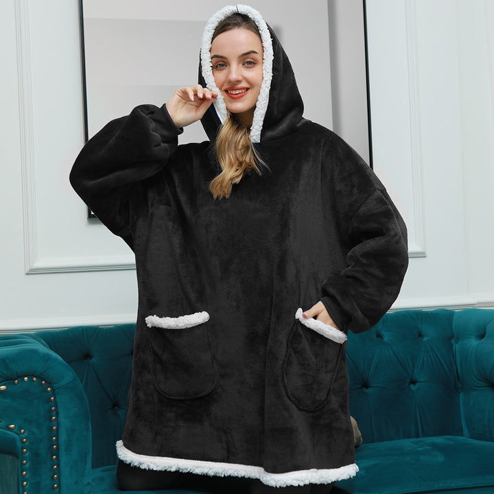 Sammy Jackson™ Hoodie & Blanket | Delightful Combination of a Soft Hoodie and Cozy Blanket in One!