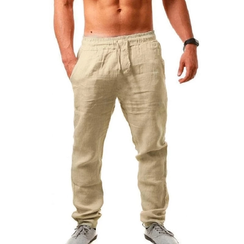Sammy Jackson™ Lukas Linen Pants for Men | Stylish & airy summer trousers