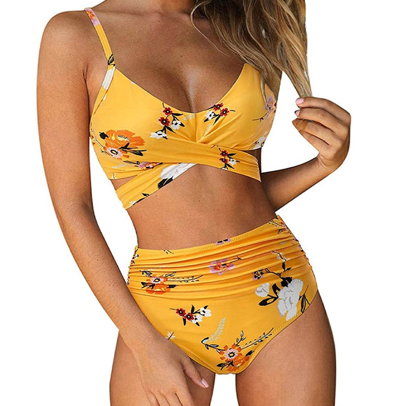 Sammy Jackson™ | Belle High-Waisted, Colorful Women's Bikini
