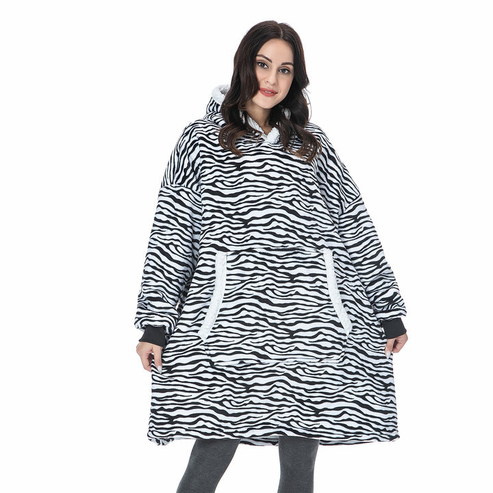 Sammy Jackson™ Hoodie & Blanket | Delightful Combination of a Soft Hoodie and Cozy Blanket in One!