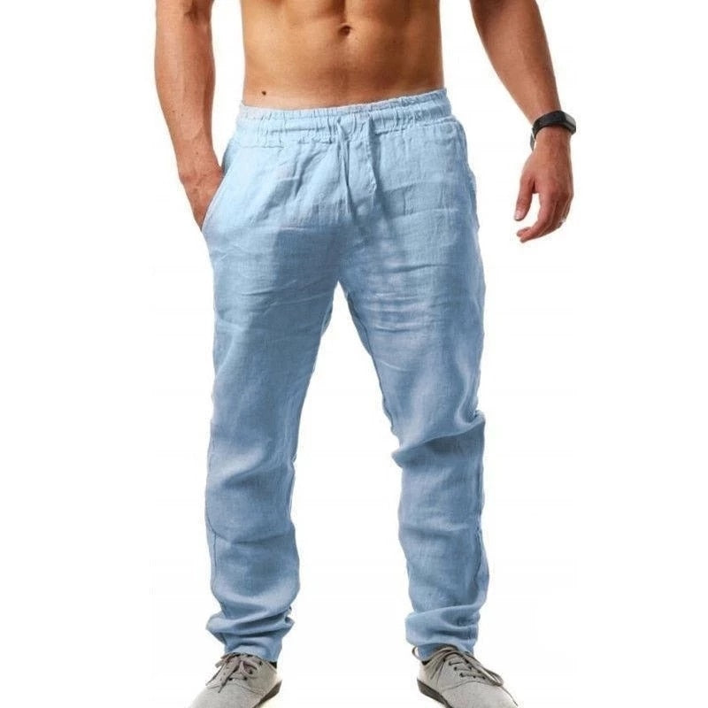 Sammy Jackson™ Lukas Linen Pants for Men | Stylish & airy summer trousers