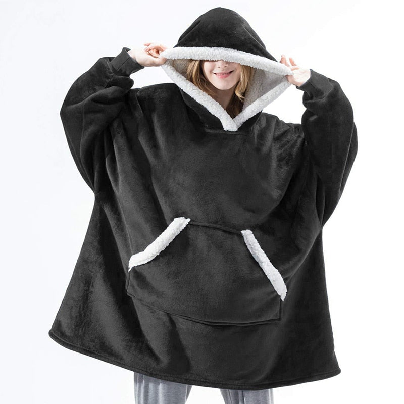 Sammy Jackson™ Hoodie & Blanket | Delightful Combination of a Soft Hoodie and Cozy Blanket in One!
