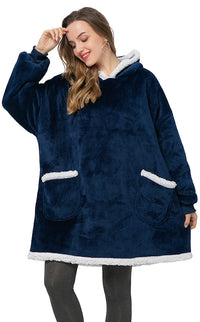 Sammy Jackson™ Hoodie & Blanket | Delightful Combination of a Soft Hoodie and Cozy Blanket in One!