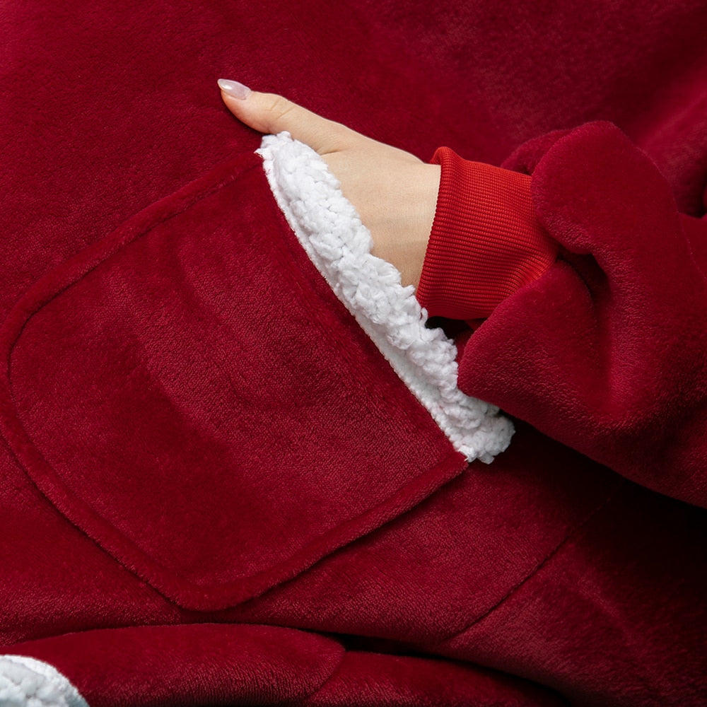 Sammy Jackson™ Hoodie & Blanket | Delightful Combination of a Soft Hoodie and Cozy Blanket in One!