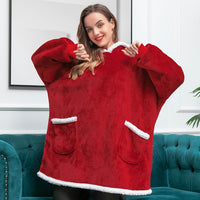 Sammy Jackson™ Hoodie & Blanket | Delightful Combination of a Soft Hoodie and Cozy Blanket in One!