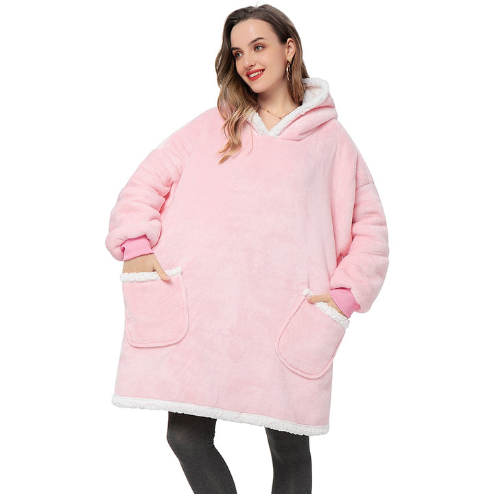 Sammy Jackson™ Hoodie & Blanket | Delightful Combination of a Soft Hoodie and Cozy Blanket in One!
