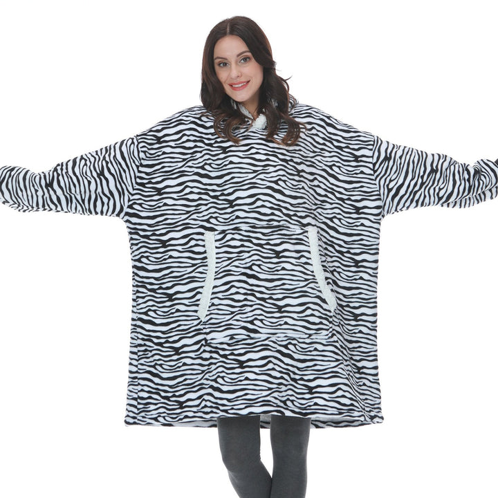 Sammy Jackson™ Hoodie & Blanket | Delightful Combination of a Soft Hoodie and Cozy Blanket in One!