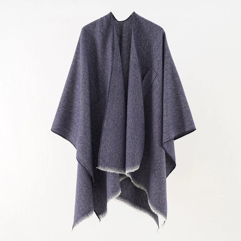 Mia Cashmere Poncho | Retro & Stylish