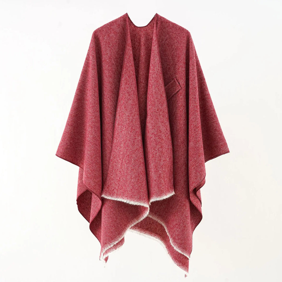 Mia Cashmere Poncho | Retro & Stylish