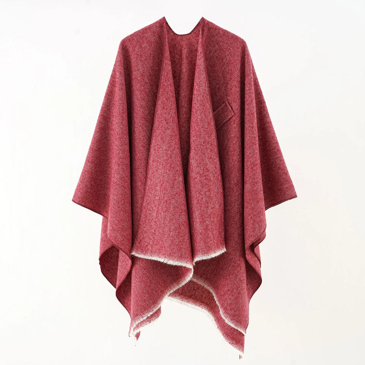 Mia Cashmere Poncho | Retro & Stylish