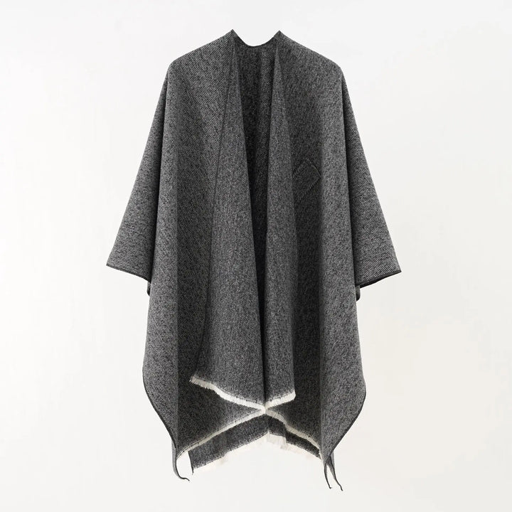 Mia Cashmere Poncho | Retro & Stylish