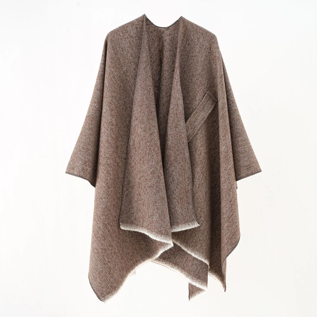 Mia Cashmere Poncho | Retro & Stylish