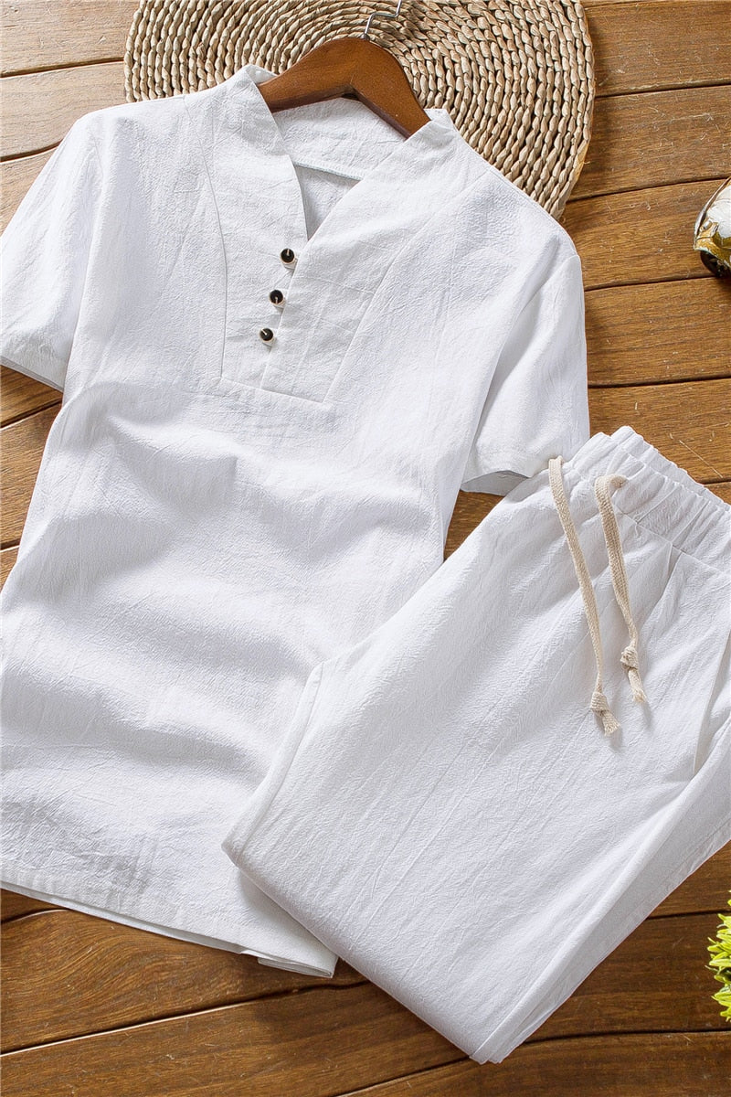 Sammy Jackson™ Luno Linen Clothing Set | A light & summery clothing set for men