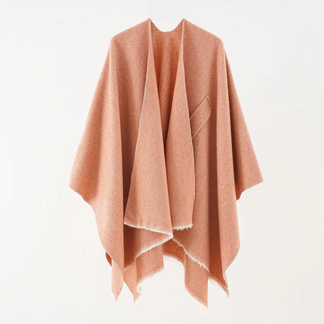 Mia Cashmere Poncho | Retro & Stylish
