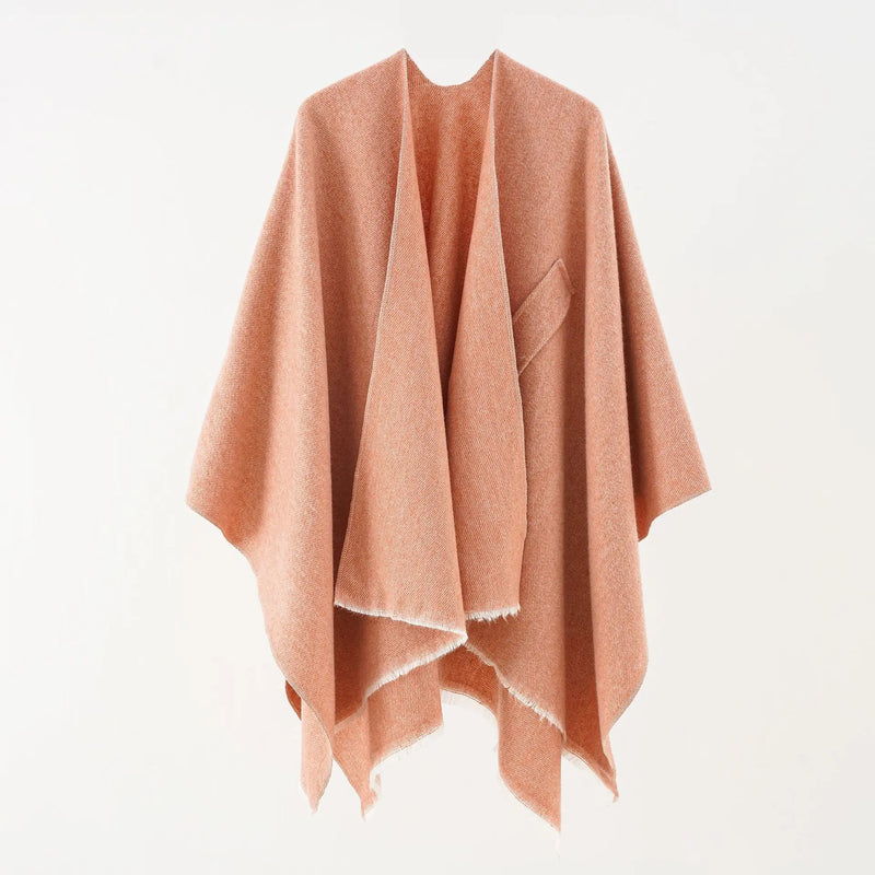Mia Cashmere Poncho | Retro & Stylish