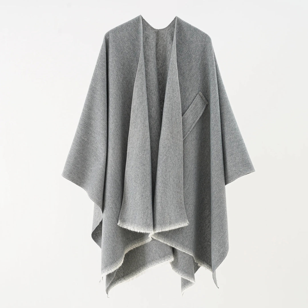 Mia Cashmere Poncho | Retro & Stylish