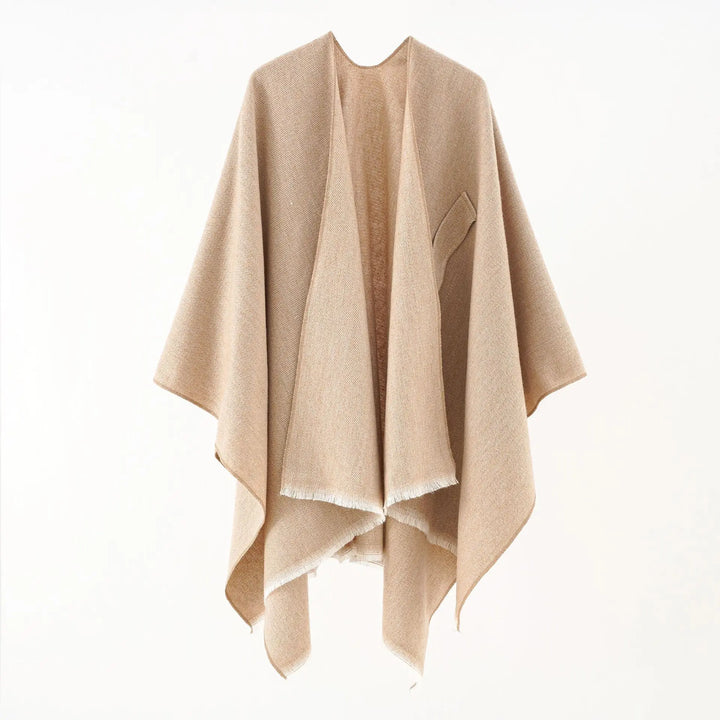 Mia Cashmere Poncho | Retro & Stylish