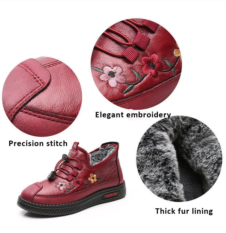 Gemma Leren Wintersneakers | Stijlvol & Comfy