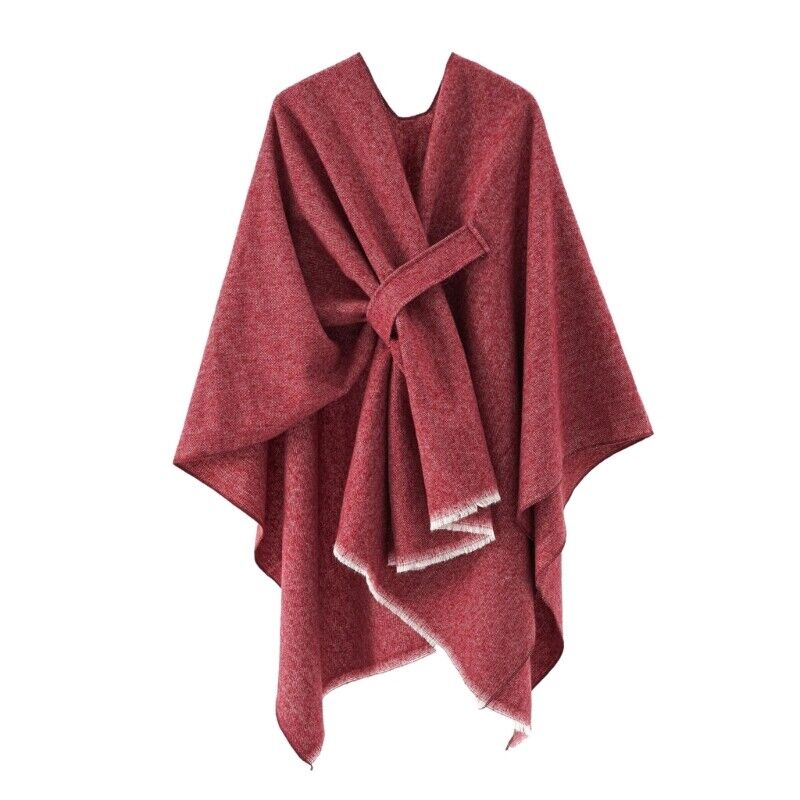 Mia Cashmere Poncho | Retro & Stylish