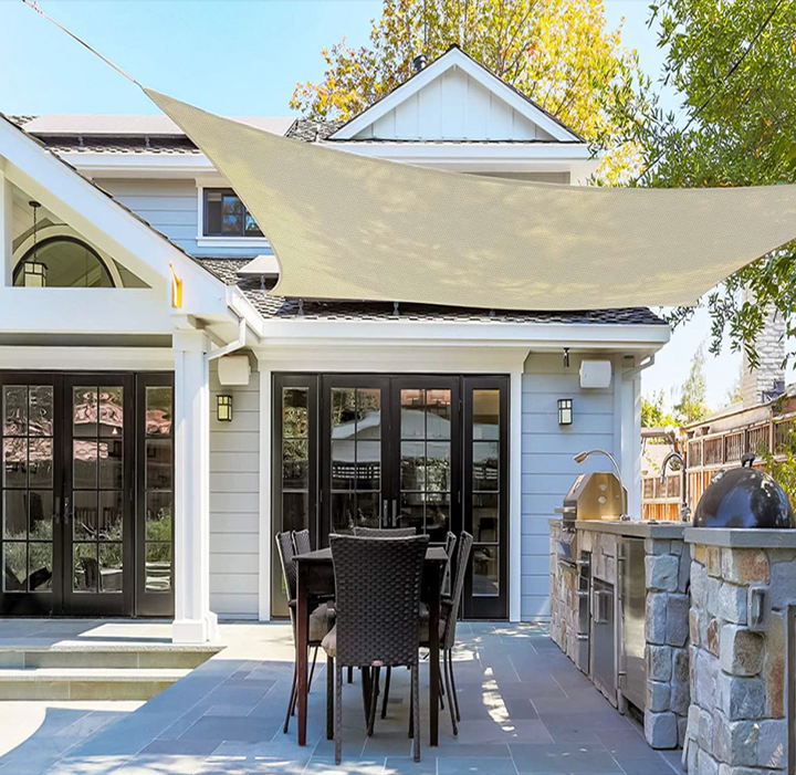 Sammy Jackson Luxe Shade Cloth | Water-Repellent & Protective, Decorative for Your Balcony or Terrace!